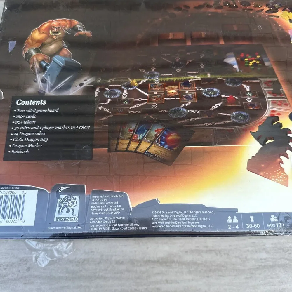 Clank! A Deck Building Adventure! Direwolf Studios Board Game New Mostly Sealed